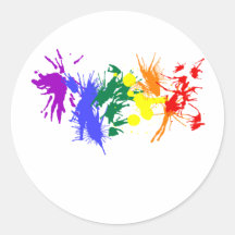Peinture de gay pride adhésif