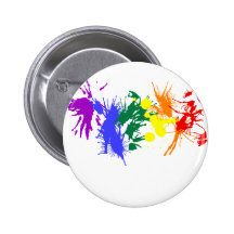Peinture de gay pride badges