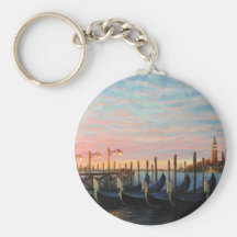 Peinture de la flamme vivante du jour porte-clés