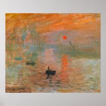 Peinture de Monet Affiche