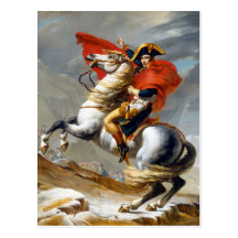 Peinture de Napoleon Bonaparte par Jacques-Louis D Carte Postale