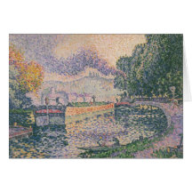Peinture de Paul Signac Cartes De Vœux