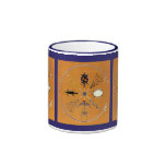 Peinture de sable tasse