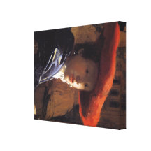 Peinture de Vermeer - fille avec Red Hat Impression Sur Toile