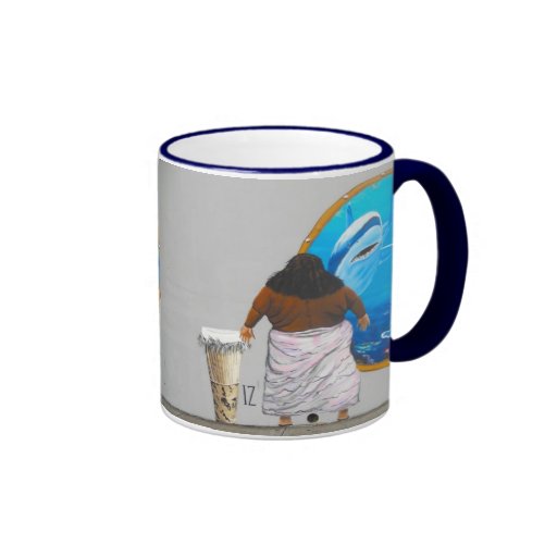 Peinture murale hawaïenne de l'Israël d'art de rue Mug