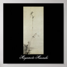 Peinture par Miyamoto Musashi, C. 1600's Posters