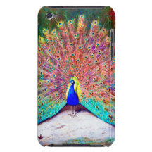 Peinture vintage de paon coque iPod Case-Mate 