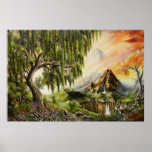 Peintures à l'huile d'Éden Affiches