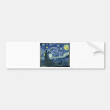 Peintures de Van Gogh : Nuit étoilée Van Gogh Adhésifs Pour Voiture