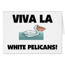 Pélicans blancs de La de vivats Cartes