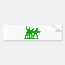Peloton d'hommes d'armée adhésif pour voiture