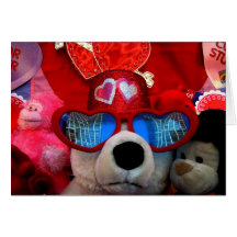 Peluches de Valentines Cartes De Vœux