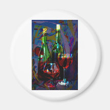 PENDANT LES BONS TEMPS AIMANTS POUR RÉFRIGÉRATEUR