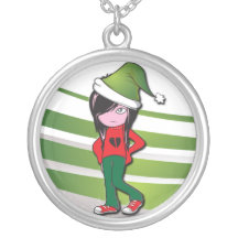 Pendentif de Noël d'enfant d'Emo