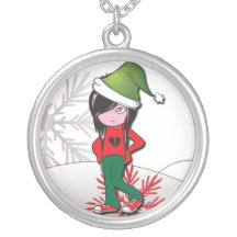 Pendentif de Noël d'enfant d'Emo
