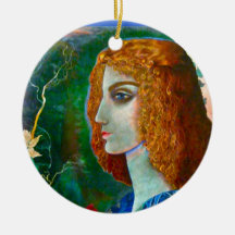 Pendentif romantique de ressort ornement de noël