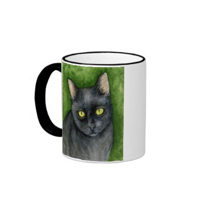 Pénélope - la tasse chanceuse de chat noir par 13BlackCatsDesigns