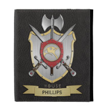 Penguin Battle Crest Black iPad Folio Covers