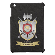 Penguin Battle Crest Black iPad Mini Cases
