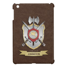 Penguin Battle Crest Brown Case For The iPad Mini