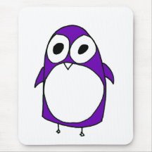 Penguinpad pourpre tapis de souris