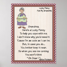 Penny Dossier-Grand-maman-Chanceux de Penny-Colle  Poster