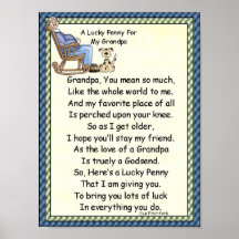 Penny Dossier-Grand-papa-Chanceux de Penny-Colle d Poster