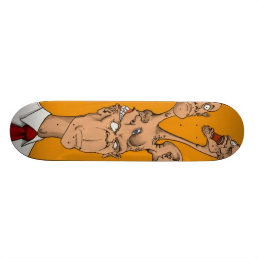 Pensée avec les têtes de lil skateboard customisable