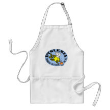 Pensée Sparky de poissons de chef de dyslexie en d Tablier
