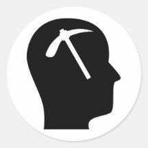 Penser à la géologie autocollants