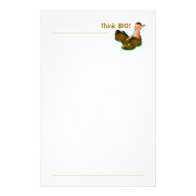 Pensez GRAND ! Papier À Lettre Customisable