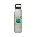Pensez la bouteille de liberté du vert 2