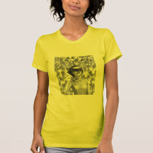 Pensez la pièce en t heureuse de pensées t-shirt