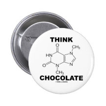 Pensez le chocolat (la chimie de molécule de théob pin's