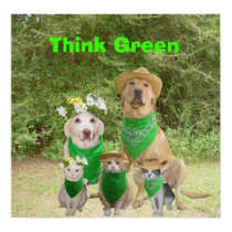 Pensez le vert posters