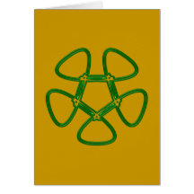 Pentagone circuits fermés pentagon circuits fermés carte de vœux