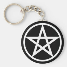 Pentagramme Keychain Porte-clé