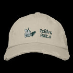 Perche de pirate - chapeau brodé casquettes brodées