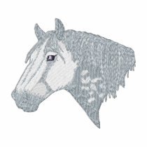 Percheron polos brodés