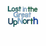 Perdu dans le grand UpNorth Sweatshirts À Capuche Brodé