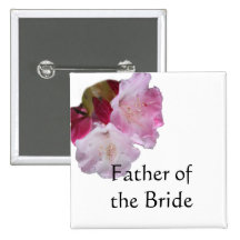 père du bouton de mariage de jeune mariée ou de ma badge