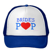 Père du chapeau de répétition de jeune mariée casquette