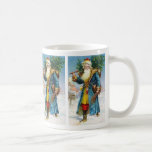 Père Noël avec l'arbre de sapin Mugs À Café
