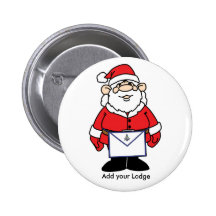Père Noël avec son tablier maçonnique Badge