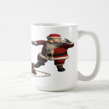 Père Noël basculant la tasse partie de nuit