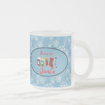 Père Noël de attente Tasses À Café