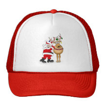 Père Noël et ami de renne ! Casquettes De Camionneur