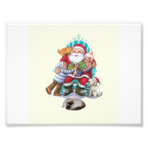 Père Noël et amis Photographies D’art