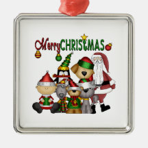 Père Noël et la bande aucun pj_ornament_square de  Décoration Pour Sapin De Noël