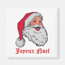 Père Noël Joyeux Noel Aimants